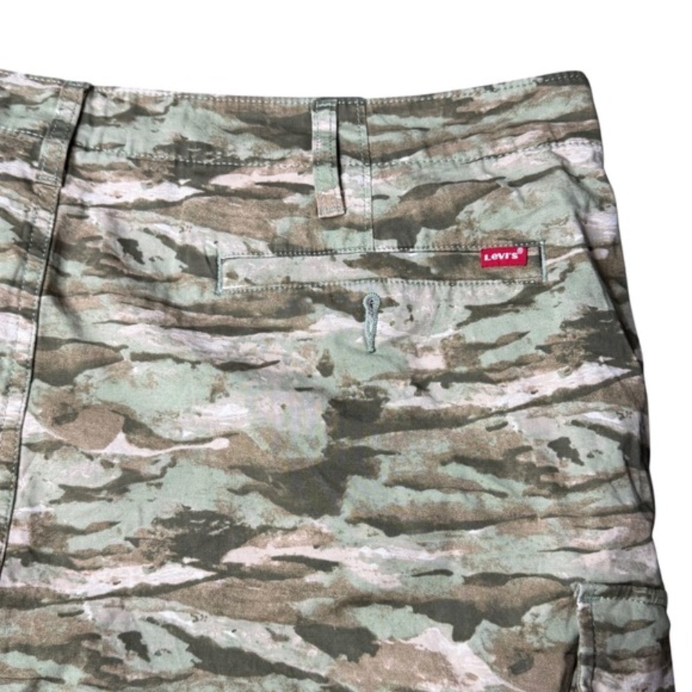 Levis XX Cargo Shorts Mens 40 Green Tiger Stripe Camo Utility Pockets 54756-0007 - Picture 8 of 8